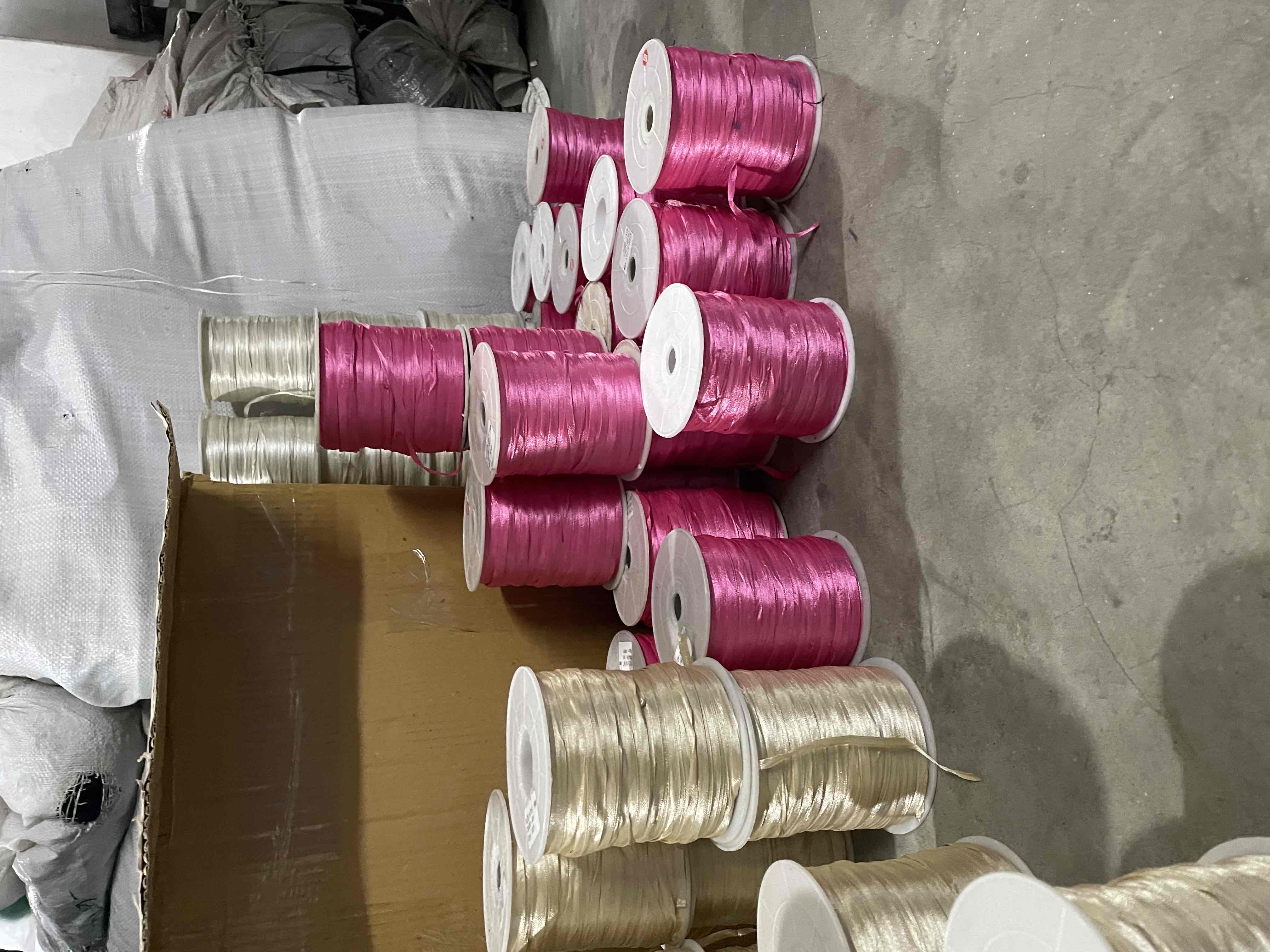 satin color hanger loop